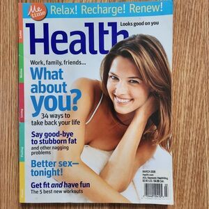Health Magazine 2006 March Back Issue Women Fitness